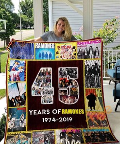45Years Of Ramones Quilt Blanket Bedding Set