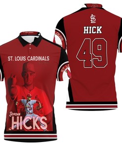 49 Hick St Louis Cardinals Polo Shirt All Over Print Shirt 3d T-shirt