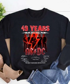 49 Years Of Acdc 1973 2023 Shirt