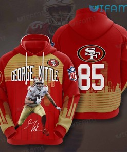 49ers Hoodie 3D George Kittle San Francisco 49ers Gift