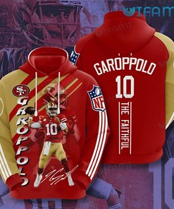 49ers Hoodie 3D Jimmy Garoppolo The Faithful San Francisco 49ers Gift