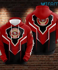 49ers Zip Up Hoodie 3D Armor Design San Francisco 49ers Gift