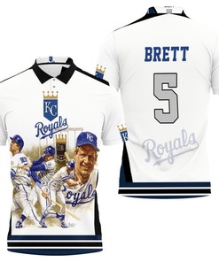 5 George Brett Kansas City Royals City Polo Shirt All Over Print Shirt 3d T-shirt
