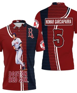 5 Nomar Garciaparra Boston Red Sox Polo Shirt All Over Print Shirt 3d T-shirt