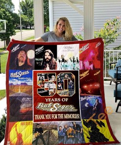 50 Years Of Bob Seger Quilt Blanket Bedding Set