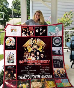 50 Years Of Queen Quilt Blanket Bedding Set