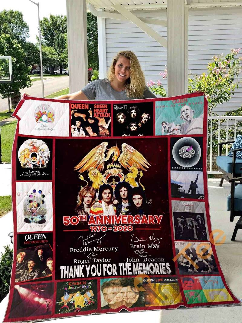 50 Years Of Queen Quilt Blanket Bedding Set
