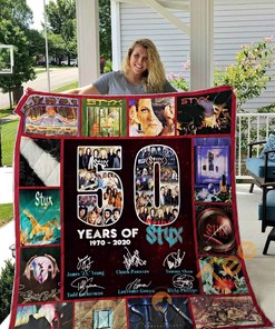 50 Years Of Styx Quilt Blanket Bedding Set