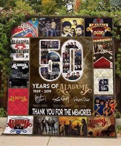 50Years Of Alabama Quilt Blanket Bedding Set