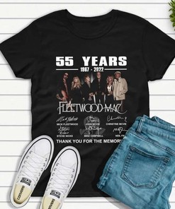 55 Years 1967-2022 Fleetwood Mac Signatures T-Shirt