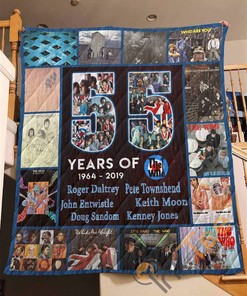 55 Years Of The Who Quilt Blanket Bedding Set