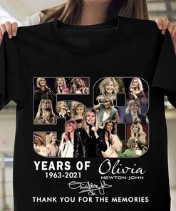 58 Years Olivia Newton John Fan T-Shirt