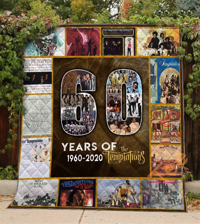 60 Years Of The Temptations Quilt Blanket Bedding Set