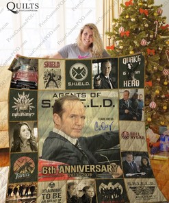 6th Anniversary Agents Of Shield Collected Quilt Blanket Bedding Set
