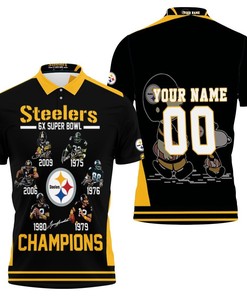 6x Super Bowl Champions Pittsburgh Steelers 2020 Nfl Season Snoopy Vs Peanuts Personalized 3D All Over Print Polo Shirt