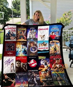 80S Movie Quilt Blanket Bedding Set