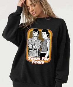 80S Vintage Style Tears For Fears Design T-Shirt