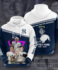 “Whitey Ford” New York Yankees Hoodie 3D, MLB Clothes