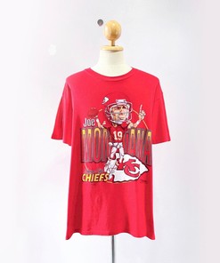 90s Joe Montana Kansas City Chiefs NFL T-shirt