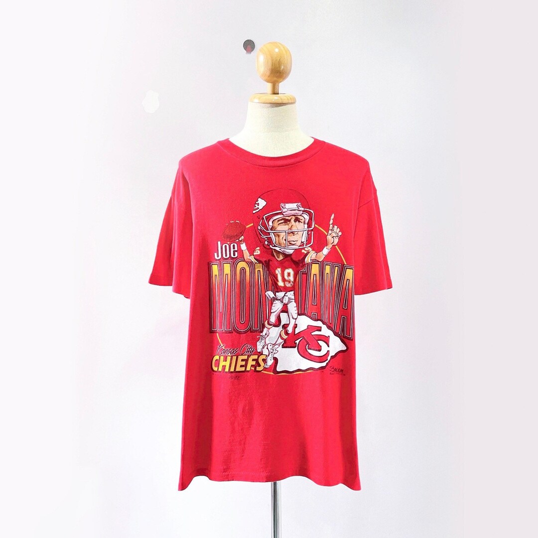 90s Joe Montana Kansas City Chiefs NFL T-shirt