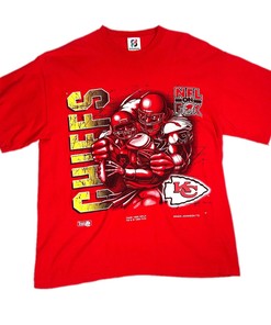 95 Kansas City Chiefs NFL Red Sports T-shirt