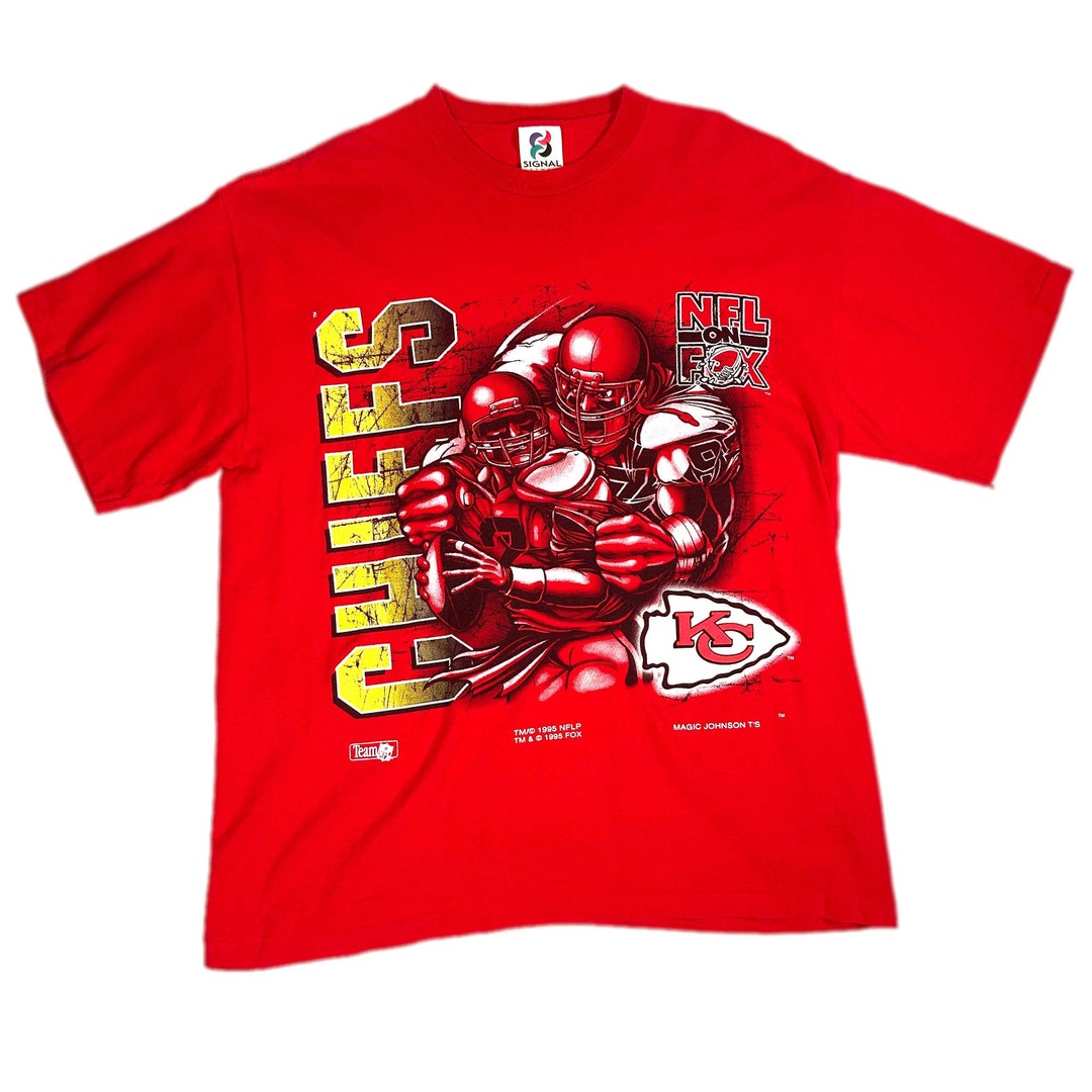 95 Kansas City Chiefs NFL Red Sports T-shirt