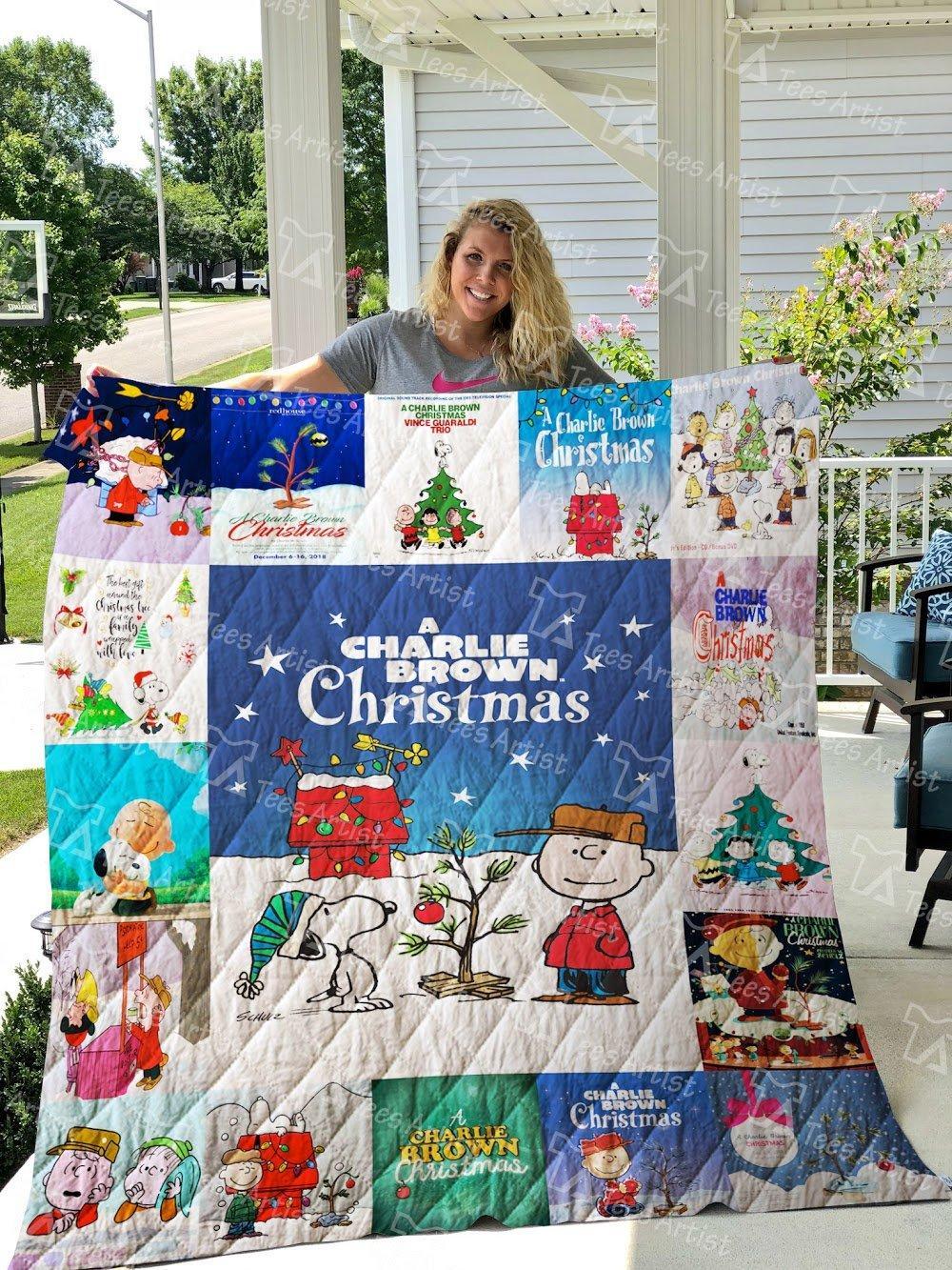 A Charlie Brown Christmas Quilt Blanket Bedding Set