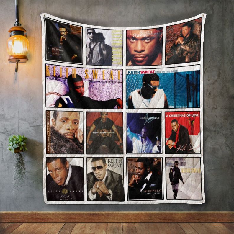 A Christmas Of Love Keith Sweat Album Covers Quilt Blanket Bedding Set