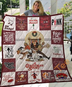 A Christmas Story Quilt Blanket Bedding Set
