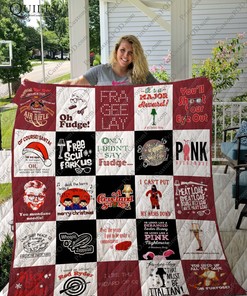 A Christmas Story Quilt Blanket Bedding Set for Home Décor
