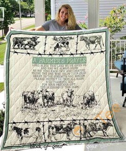 A Farmer's Prayer Quilt Blanket Bedding Set