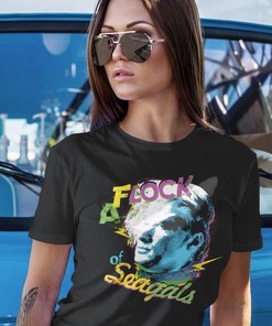 A Flock Of Seagals Retro 80S Graphic Unisex T-Shirt