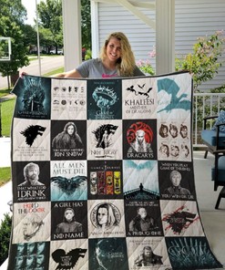 A Girl Has No Name Game Of Thrones Quilt Blanket Bedding Set