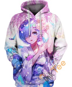 A Lavender Kimono Hoodie 3D