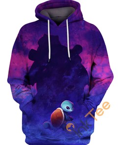 A Light Blue Turtle Hoodie 3D
