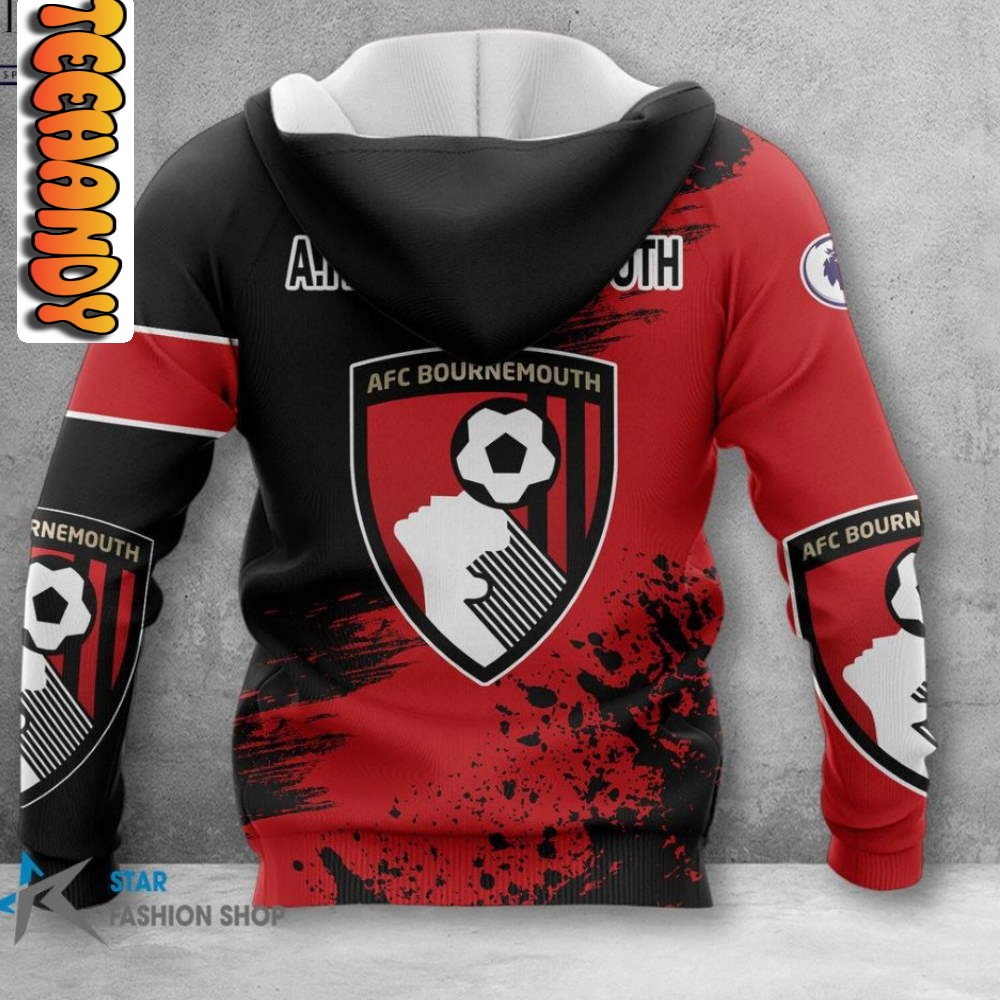 AFC Bournemouth 3D Hoodie - Image 2