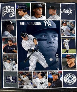 Aaron Judge New York Yankees Baseball Blanket Gift For Lovers Quilt