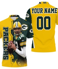 Aaron Rodgers 12 Green Bay Packers Nfl 2020 Season Champion Thanks Super Bowl Personalized 3D All Over Print Polo Shirt
