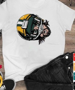 Aaron Rodgers Face Green T-Shirt