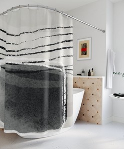Abstract Shower Curtain - A Unique Addition To Your Bathroom Decor