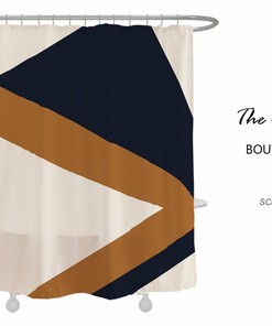 Abstract Shower Curtain, Art Shower Curtain, Bathroom Decor