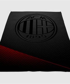 Ac Milan Sherpa Fleece Blanket Gifts for Family, for Couple