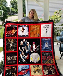 Ac/Dc 45Th Anniversary Coin Quilt Blanket Bedding Set