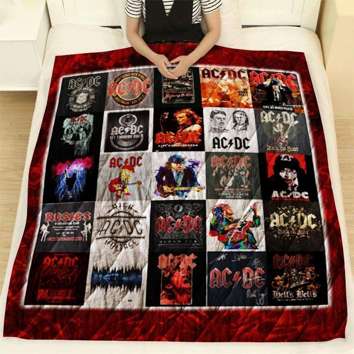 AcDc Special Quilt Blanket Bedding Set for Home Décor