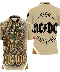 Acdc Angus Young Highway To Hell Polo Shirt All Over Print Shirt 3d T-shirt