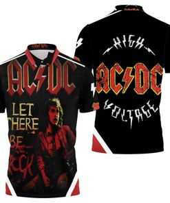 Acdc Angus Young Let There Be Rock Polo Shirt All Over Print Shirt 3d T-shirt