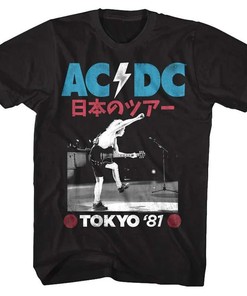Acdc Tokyo Japan Tour 1981 T-Shirt