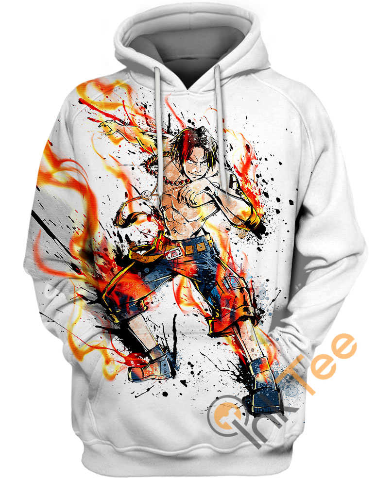 Ace Fire Fist Hoodie 3D