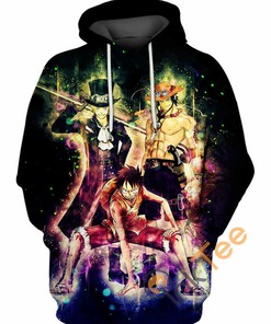 Ace Sabo Luffy Hoodie 3D