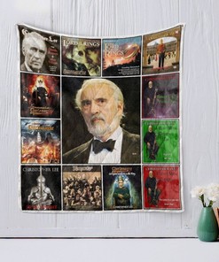 Actor Christopher Lee Quilt Blanket Bedding Set